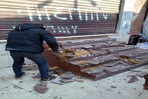 حملات للمتابعه الميدانيه المستمره لإزالة أي مخالفات بالحي