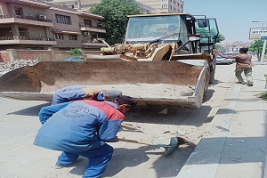 حملات للإهتمام بأعمال النظافة اليومية بشوارع الحي