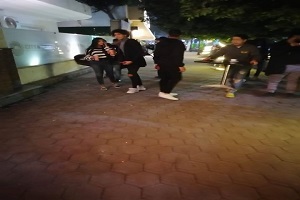 رفع إشغالات من أمام كافيه جول