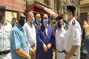  محافظ القاهرة يتفقد أعمال إزالة العقارات لتوسعة محور مسطرد