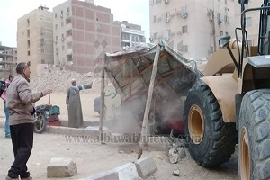 حملة لرفع الإشغالات بحي المقطم