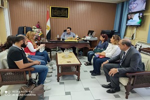 تسليم بطاطين وملابس ومستلزمات رعايه طبيه لدور الايتام 