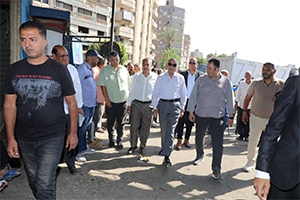 محافظ القاهرة يتفقد أحياء المنطقة الشمالية
