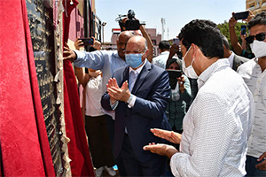 وزير الشباب والرياضة ومحافظ القاهرة يفتتحان مركز شباب نور المقطم ونادي المقطم بعد أعمال التطوير