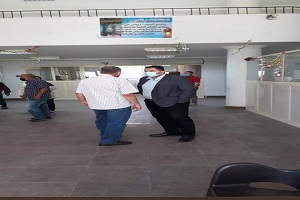 متابعة سير انتظام العمل بالمركز التكنولوجي 