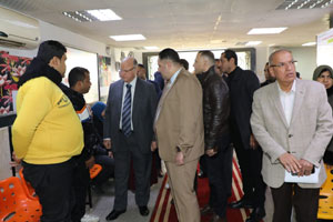 محافظ القاهرة يقوم بزيارة مفاجئة للمركز التكنولوجي النموذجي بحي الزيتون