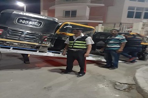 حملة لمتابعة ومراجعة حالة الشوارع بحي المقطم