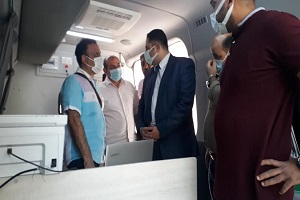 متابعة سير العمل بالحي 