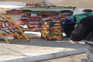 استعادة المظهر الحضاري لشوارع الحي