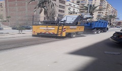 متابعة اعمال النظافة والتجميل بالمنطقة الجنوبية