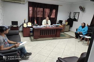 رئيس حي دار السلام يقوم بمتابعة شكاوي المواطنين وسرعة دراستها