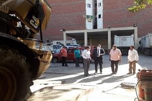 متابعة الاعمال اليومية بالحي   