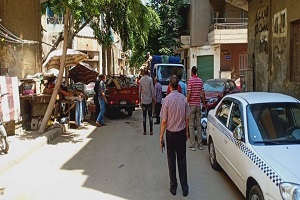 متابعة الاعمال اليومية بالحي 