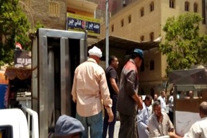 حملات لرفع الإشغالات بحلوان