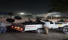 حملة لرفع الإشغالات بالحي