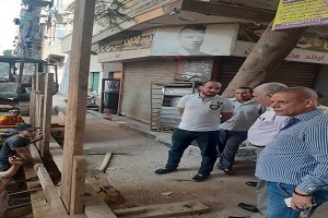 متابعة الاعمال اليومية بالحي 