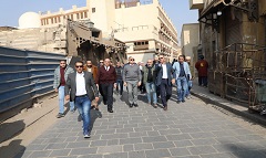 .محافظ القاهرة يوجه بسرعة الانتهاء من مشروع تطوير القاهرة التاريخية