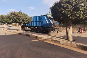 حملات لمتابعة سير العمل بمنظومة النظافه بالحي