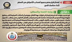 حقيقة إصدار قرار بمنع جميع أصحاب الأمراض من السفر لآداء مناسك الحج