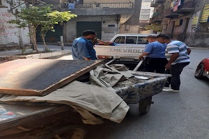 متابعة الاعمال اليومية بالحي 