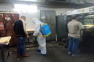 شفط مياه الأمطار بشوارع حي طره