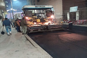 رفع كفاءة الطرق بالحي