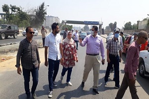 متابعة أعمال التطوير الجارية