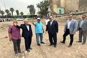 محافظ القاهرة يتفقد أعمال الإزالة الخاصة بالمرحلة الثانية للطريق الدائري بالبساتين