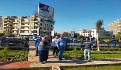 الشرشابي يتفقد أعمال رفع كفاءة الحدائق العامة بمنطقة روكسي بمصر الجديدة