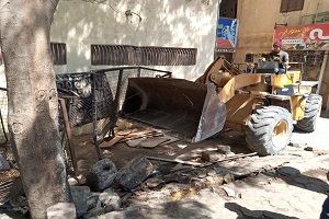 حملات نظافه ببعض شوارع الحي