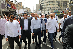 محافظ القاهرة يتفقد تطوير شارع روض الفرج وكوبري الصنايع