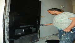 تصنيع وتركيب أبواب وشبابيك حماية للأسناسيرات بحي الأسمرات