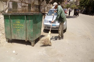 حملة مكبرة لرفع الإشغالات بحي حلوان