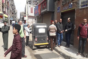 حملة مكبرة لرفع الإشغالات بقيادة رئيس حي الوايلي