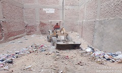 رئيس الحي يتابع منظومة النظافة اليومية في الشوارع والميادين