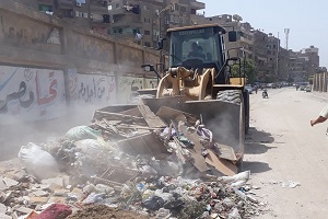 حملة لرفع المخلفات من ميدان المسلة