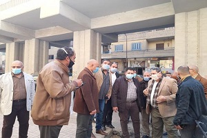 متابعة الاعمال اليومية بالحي 