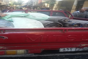 حملة لرفع الإشغالات بنطاق الحي بالإشتراك مع شرطة المرافق