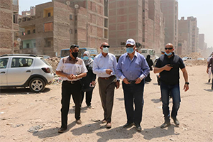 محافظ القاهرة يتفقد أعمال إزالة تعارضات محور المستشار عدلي منصور