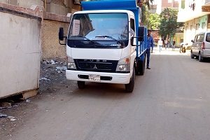 رئيس حي البساتين: رفع حمولة 10 سيارات من مخلفات القمامة بعزبة النصر بالبساتين