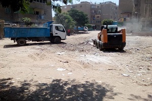 رفع كفاءة مستوى النظافه بمساكن النيل امام الشئون الاجتماعية