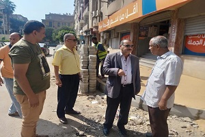 الاستمرار في متابعة أعمال الحى