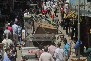 حملة لإزالة التعديات ورفع الإشغالات بحي البساتين