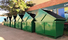 رفع كفاءة صناديق القمامة القديمه بالشوارع