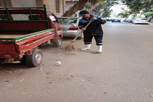 نظافة شوارع الحي