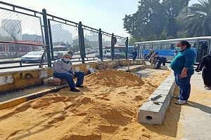 متابعة الاعمال اليومية بالحي 