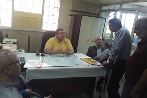 لقاء رئيس حى المطرية مع المواطنين بالمركز التكنولوجى