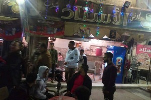 حملة مكبرة لرفع الاشغالات من بعض شوارع حي المرج