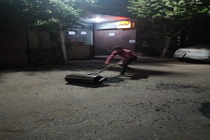 أعمال صيانة وترميم بالحي