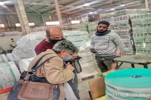 المرور على المنشأت التي تزاول أنشطة باستخدام مواد خطرة بالحي